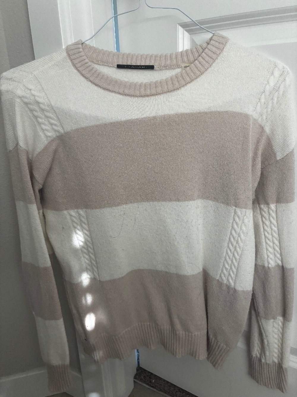Elie Tahiti Striped Sweater XS